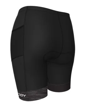 Staple Black Triathlon Shorts with mesh pockets - Women | Triathlon Gear