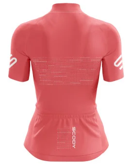 Staple Warm Pink Relaxed Cycle Jersey | Cycling Gear