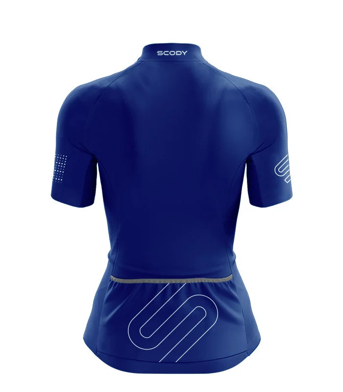 Staple Cobalt Blue Optimise Women's Cycle Jersey | Cycling Clothing