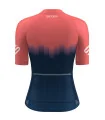 Highlights Fluoro Coral Aero Optimised Cycle Jersey | Cycling Clothing
