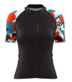 Cerulean Strokes Relaxed Cycle Jersey | Cycling Gear