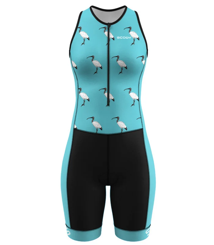 Performance Women's Triathlon Suit, Sleeveless, Front Zip - Ibis | Flexible payment options| Triathlon Suits