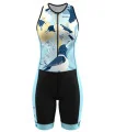 Women’s Triathlon Suit – Sunrise Serenade | Sleeveless Zip