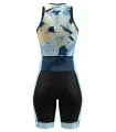 Women's sleeveless triathlon suit featuring Kristy-Ann Duffy's artwork | Flexible payment options| Triathlon Suits