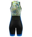 Women's sleeveless triathlon suit featuring Kristy-Ann Duffy's artwork | Flexible payment options| Triathlon Suits