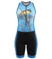 Women’s Triathlon Suit – Pardalote | Sleeveless Front Zip