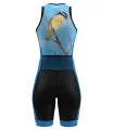 Women's sleeveless triathlon suit featuring Kristy-Ann Duffy's artwork | Flexible payment options| Triathlon Suits