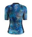 Optimise Cycle Jersey, Floral Cluster - Blue | Made in Australia