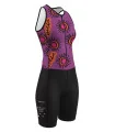 Women's sleeveless triathlon suit featuring Danielle Leedie-Grey's artwork | Flexible payment options| Triathlon Suits