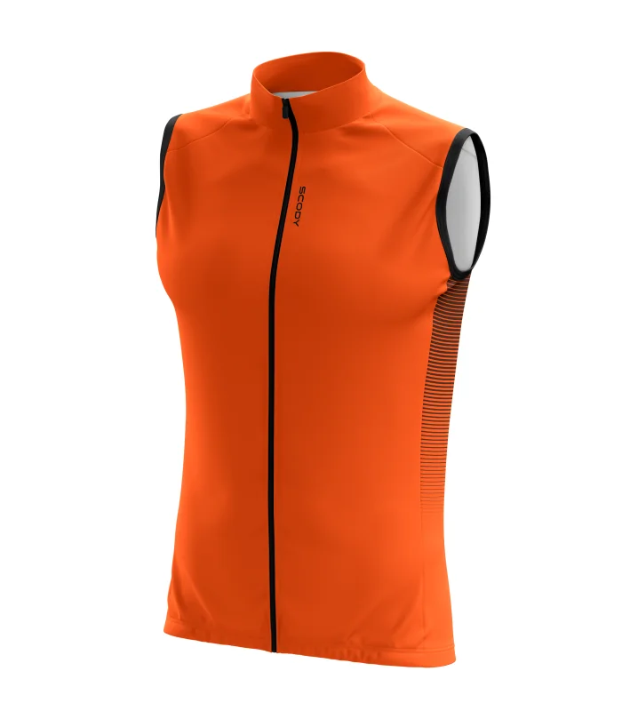 Windproof Cycle Gilet - Staple Juicy Orange | Cycling Clothing | Made in Australia