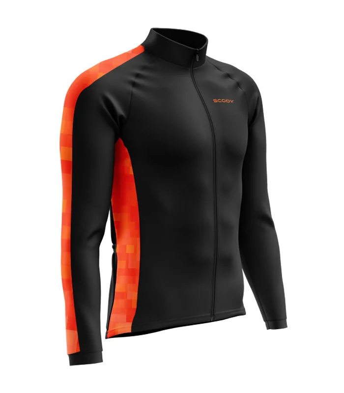 Winter Thermal Cycle Jacket - Square Up Black | Made in Australia