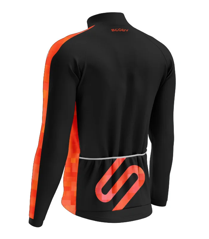 Winter Thermal Cycle Jacket - Square Up Black | Made in Australia