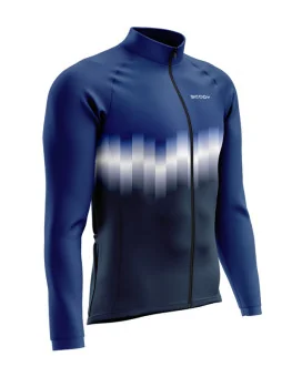 Winter Thermal Cycle Jacket - Cobalt Highlights | Made in Australia