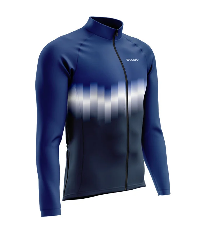 Winter Thermal Cycle Jacket - Cobalt Highlights | Made in Australia