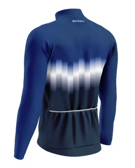 Winter Thermal Cycle Jacket - Cobalt Highlights | Made in Australia