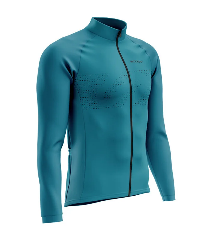 Winter Thermal Cycle Jacket - Cerulean Blue