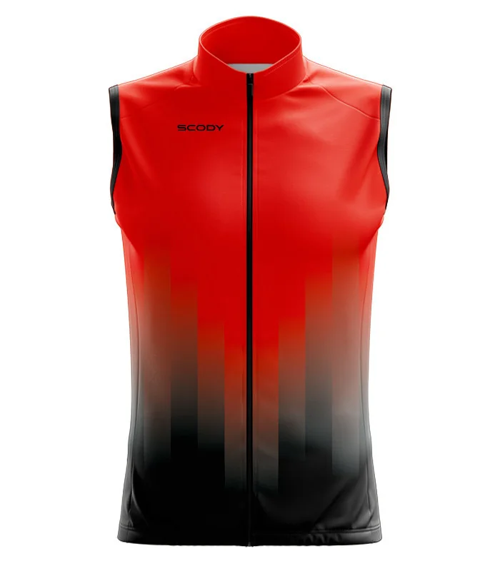 Windproof Cycle Gilet  - Lord Intense Red| Cycling Clothing | Made in Australia