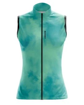 Lightweight Windproof Cycle Gilet with Pockets - Stratus Mint | Cycling Gear