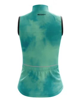 Lightweight Windproof Cycle Gilet with Pockets - Stratus Mint | Cycling Gear