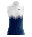 Women’s Cycling Gilet – Windproof, Navy & White | SCODY