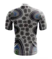 Family Mens Cycling Jersey Australian Made Danielle Leedie Gray back | Cycling Gear