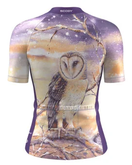 Australian Artist Cycle Jersey featuring a Monty Owl | Cycling Gear