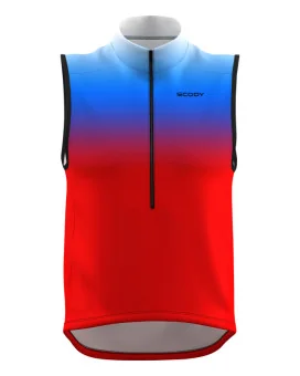 Men's Paddling Vest Bright Blue/Red
