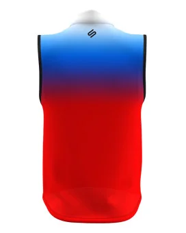 Men's Paddling Vest Bright Blue/Red