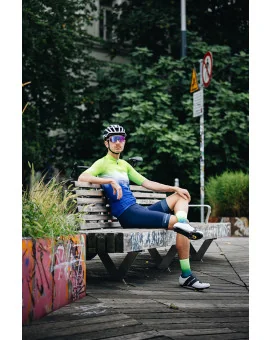 Optimise Cycle Jersey - Lime Highlights, Men