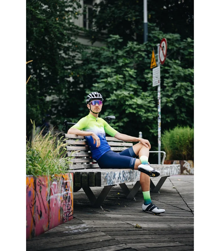 Optimise Cycle Jersey - Lime Highlights, Men