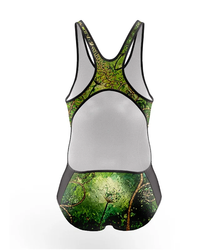 Women's Floral Cluster triathlon swimsuit for sale at Scody Australia. Flexible payment options| Triathlon Suits