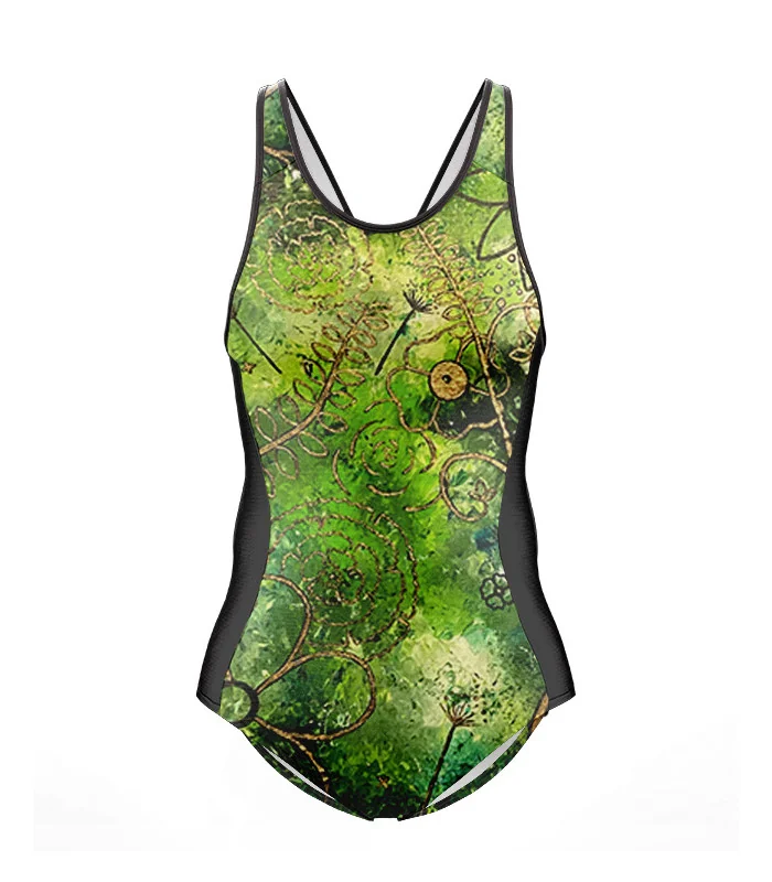 Women's Floral Cluster triathlon swimsuit for sale at Scody Australia. Flexible payment options| Triathlon Suits