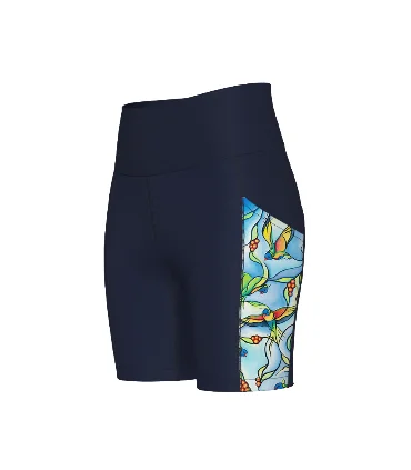 Joy of Flight 6" Medium Rise Tights by Australian artist, Kristy-Ann Duffy | Made in Australia