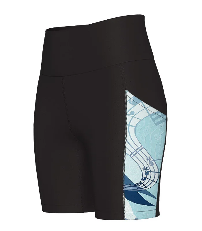 Sunrise Serenade 6" Medium Rise Tights by Australian artist, Kristy-Ann Duffy | Made in Australia