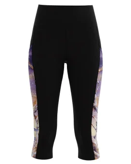 Monty Owl 3/4 Active Tights by Australian artist, Kristy-Ann Duffy | Made in Australia