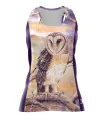 SCODY Women’s Monty Owl Running Singlet – Eco Fabric
