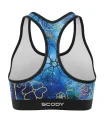 Floral Cluster Women's Crop Top, Racer Back | Made in Australia