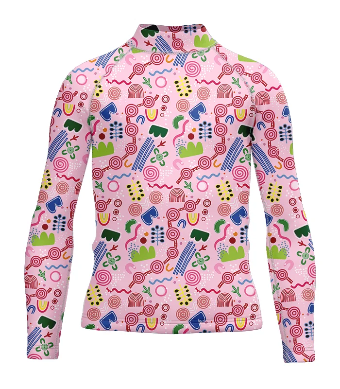 Danielle Leedie Gray's Budabai Duru Junior Surf Rashie, UPF50+| Beach Wear