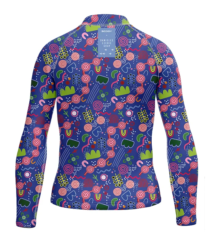Danielle Leedie Gray's Budabai Duru Junior Surf Rashie, UPF50+| Beach Wear