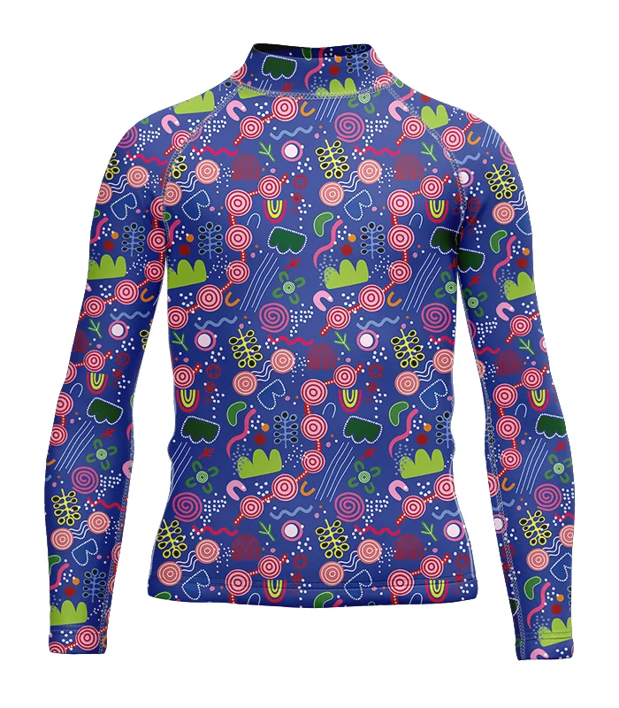 Danielle Leedie Gray's Budabai Duru Junior Surf Rashie, UPF50+| Beach Wear