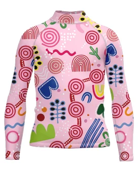 Danielle Leedie Gray's Budabai Duru Junior Surf Rashie, UPF50+| Beach Wear