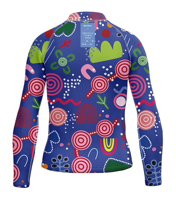 Danielle Leedie Gray's Budabai Duru Junior Surf Rashie, UPF50+| Beach Wear
