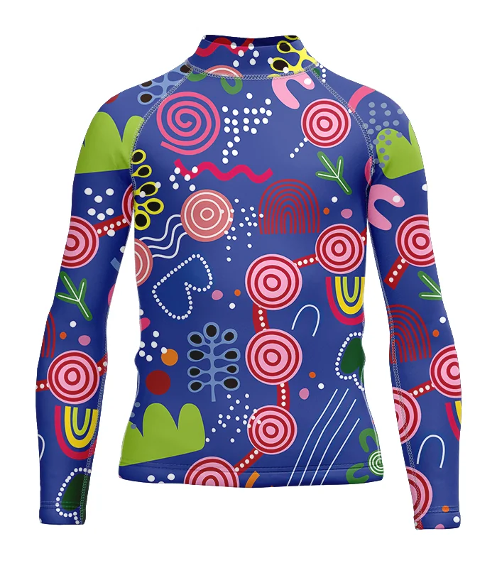 Danielle Leedie Gray's Budabai Duru Junior Surf Rashie, UPF50+| Beach Wear