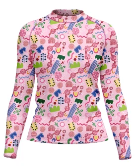 Danielle Leedie Gray's Women Budabai Duru Surf Rashie, UPF50+| Beach Wear