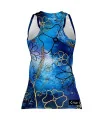 Floral Cluster Run Singlet featuring art by Australian Artist Chloe Hart| Made in Australia | 97% recycled Fabric