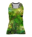 Floral Cluster Run Singlet featuring art by Australian Artist Chloe Hart| Made in Australia | 97% recycled Fabric