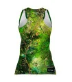 Floral Cluster Run Singlet featuring art by Australian Artist Chloe Hart| Made in Australia | 97% recycled Fabric
