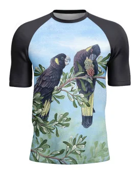 Kristy-Ann Duffy Black Cockatoo Mountain Bike Shirt, UPF50+ - Men | Mountain Biking