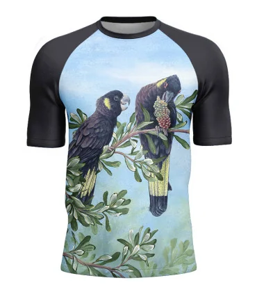 Kristy-Ann Duffy Black Cockatoo Mountain Bike Shirt, UPF50+ - Men | Mountain Biking
