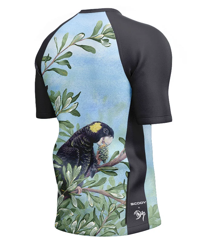 Kristy-Ann Duffy Black Cockatoo Mountain Bike Shirt, UPF50+ - Men | Mountain Biking